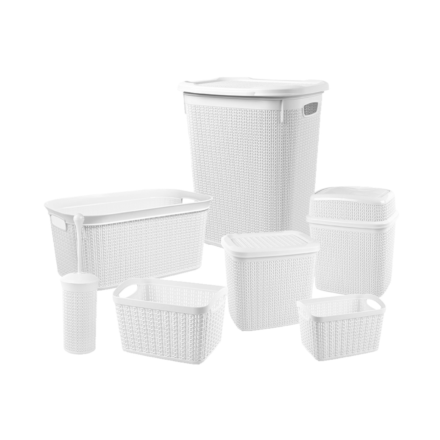 Kit 7 Piezas Baño 7house Ordenación Baño 1